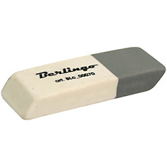 Ластик Berlingo gummi серобелый