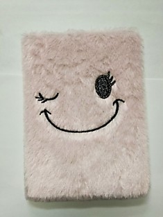 БЛОКНОТ МЕХОВОЙ СМАЙЛИК